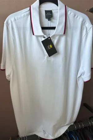 Camisa Blanca con Rojo Armani Exchange