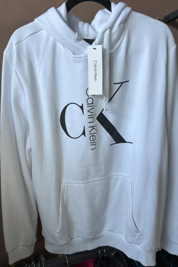 Sudadera Blanca Calvin Klein