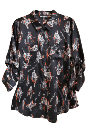 Blusa Negra Karl Lagerfeld