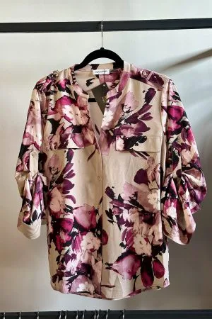 Camisa Floral Calvin Klein