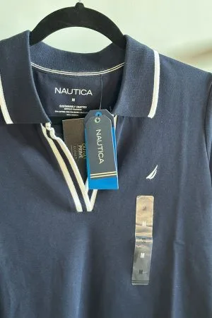 Camisa Azul Marino Nautica