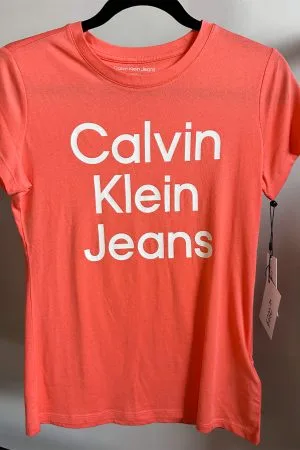 Blusa Salmón Calvin Klein