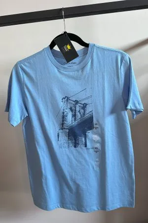 Blusa Azul Calvin Klein