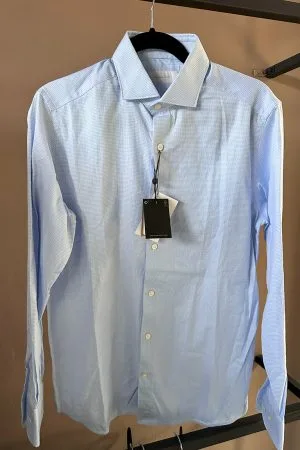 Camisa Azul Massimo Dutti