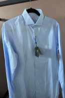 Camisa Azul Celeste Massimo Dutti